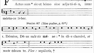 Factus sum Gregorian antiphon of Tenebrae [upl. by Blase879]