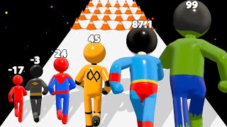 TALL HERO Superhero Games  Level Up Runner Scale Man Run tallmanrun Noob Pro Hacker [upl. by Hescock136]