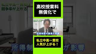 私立中高一貫校の人気が上がる！ 高校授業料無償化の影響とは 授業料無償化 高校受験 中高一貫校 [upl. by Aiekal]