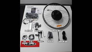 Unboxing TDR 1500W Electric Bike Conversion Kit with No Battery [upl. by Ylesara]