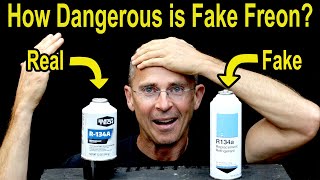 How Dangerous is Fake Car AC Refrigerant Lets Find Out [upl. by Anyrak249]