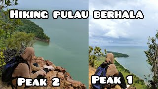 Hiking pulau berhala peak 1 amp peak 2 [upl. by Leschen532]