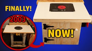 Router Table Build  Luthier Shop Upgrades [upl. by Yonatan]