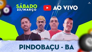 TORNEIO SINUCA AO VIVO EM PINDOBACUBA [upl. by Suiremed236]