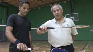 Badminton Tips  How to Hold a Badminton Racket [upl. by Leiba]