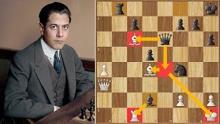 Theres Nothing to Do Here  Tarrasch vs Capablanca  St Petersburg 1914 [upl. by Sadinoel]