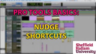 Pro Tools Basics 14 Nudge Shortcuts [upl. by Melicent400]