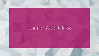 Lucille Maddox  appearance [upl. by Prissy708]