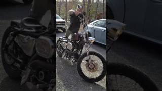 89 Harley Davidson sportster bobber build [upl. by Cirted464]