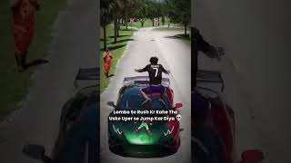 Lamborghini se rush kar rahe the 😈Uske uper se jump kr diya 🚗 🔥 bgmi pubg lamborghini pubgmobile [upl. by Ahsatam]