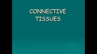 CONNECTIVE TISSUE CLASS 9 [upl. by Sinnod]