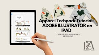 Apparel Tech Pack using Adobe Illustrator App  StepbyStep Tutorial [upl. by Torin789]