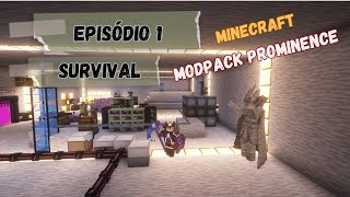 Minecraft Jornada SURVIVAL episódio 1 [upl. by Anetsirhc]