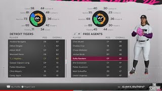 MLB The Show 24 How to use your created players in Franchise mode [upl. by Nnywg401]