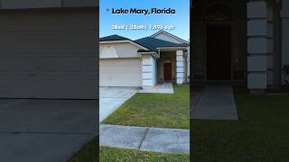 Beautiful 3bed 2bath home in the heart of Lake Mary Florida florida housetour realestate [upl. by Francois]