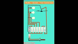 Switch Board Connection  Fan Connection  Socket Connection  switch [upl. by Joly]