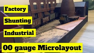 BUDGET Microlayout Building a Factory in 00 only 4 pieces of track [upl. by Maxey993]