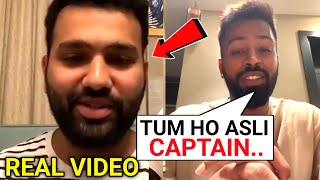 Rohit Sharma amp Hardik Pandya Shocking Video Call After Hardik Becoming MI Captain  IPL 2024 Auction [upl. by Greenleaf]