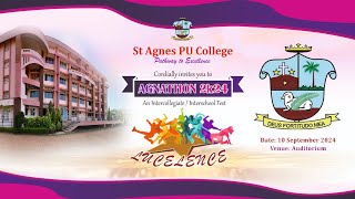 ST AGNES PU COLLEGE  AGNATHON 2K24 LUCELENCE [upl. by Helene783]