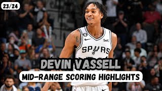 Devin Vassell  MidRange Scoring Highlights [upl. by Bradford61]