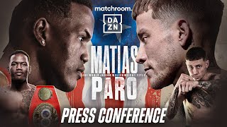 SUBRIEL MATIAS VS LIAM PARO PRESS CONFERENCE LIVESTREAM [upl. by Combe387]