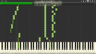 EarthBound  Franky Theme Piano Tutorial Synthesia [upl. by Recor369]