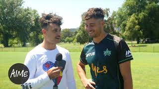 Marcus Stoinis talks with Ben Abbatengelo about the AIME mentoring program [upl. by Ahsilaf]