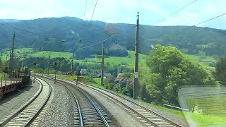 Führerstandsmitfahrt Bruck a d Mur  Villach Hbf  Cab Ride HD  ÖBB 1116 [upl. by Weight]