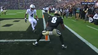 Purdue WR didn’t realize he was standing behind the pylon😂 [upl. by Ettolrahs]