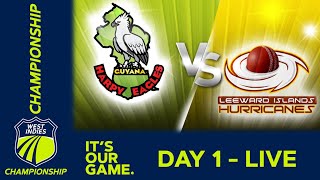 🔴 LIVE Guyana v Leeward Islands  Day 1  West Indies Championship  Tuesday 15th February 2022 [upl. by Crosley]