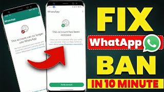 whatsapp banned my number solution  how to fix this account can no longer use whatsapp business [upl. by Arul]