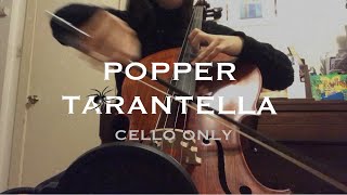 David Popper  Tarantella no accompanimentcello solo only [upl. by Atnoek]