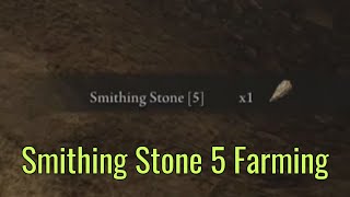 Smithing Stone 5 Farm Location  Elden Ring [upl. by Gereld329]