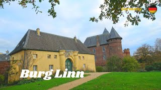 Burg Linn Krefeld North RhineWestphalia 🇩🇪 Germany Walking Tour 2021 [upl. by Eldnik]