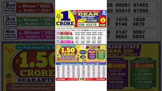 DEAR LOTTERY SAMBAD MORNING 8PM RESULT TODAY LIVE DRAW ON 14102024 NAGALAND [upl. by Epilef]