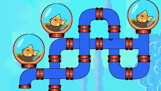 Save the fish  Pull the pin  max level android and ios games save fish pull the pin  mobile game [upl. by Annod]