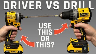 When To Use an Impact Driver VS Drill The ULTIMATE Guide [upl. by Aerdnaid]