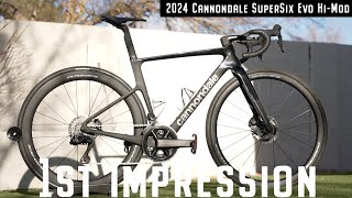 Ep 50 ENG  1st Impression Cannondale SuperSix Evo HiMod 2024 [upl. by Aliuqaj]