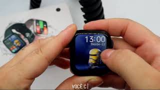 Relógio Smartwatch HW16 Tela Infinita de 44mm [upl. by Llenra]