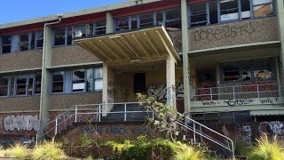 Abandoned Oz Abandoned High School Exploration Part 1 [upl. by Ilehs529]