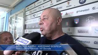 Atletico Ascoli  Avezzano sospesa sul 30 [upl. by Leihcim]