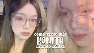 TIPS para VERTE BONITA CON LENTES • Cómo MAQUILLARTE SI USAS LENTES💗  softly [upl. by Nnayram]