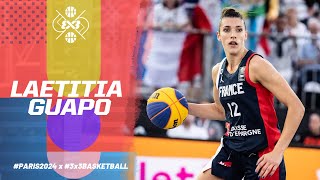 Laetitia Guapo 🇫🇷 Frances Olympic hope  3x3 Basketball [upl. by Anahsor]