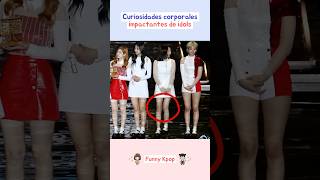 Curiosidades corporales impactantes de idols kpop shorts [upl. by Dodge]