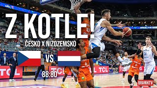 Z KOTLE Konečně vítězství Drama a nakonec mexické vlny na EuroBasketu v Praze [upl. by Maon]