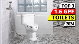 Best 1 6 GPF Toilets 2024 [upl. by Ibbison]