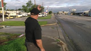 Jim Cantore Reports on Morning After Hurricane Francine in Morgan City LA [upl. by Kacey]