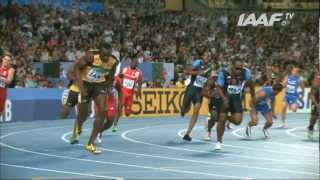 Mens 4x100m Relay Final  IAAF World Championships Daegu 2011 [upl. by Ehcar]