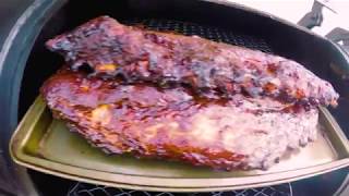 Fat Es Ribs Ribs Ribs amp Jalapeno Poppers on Lone Star Grillz [upl. by Eiramadnil]