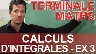 Calculs dintégrales  Exercice 3  Maths terminale  Les Bons Profs [upl. by Aggi]